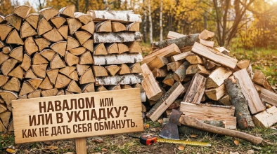 Как проверить объем дров