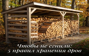 Как хранить дрова